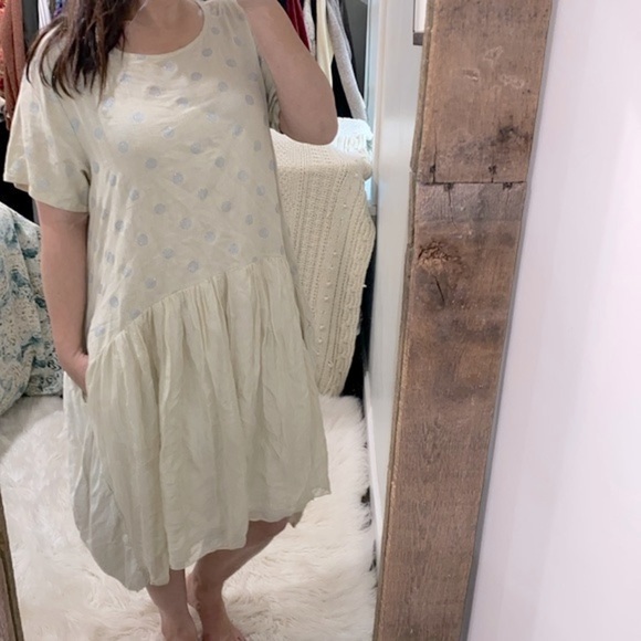 VASNA oversized maxi dress silk and linen blend size medium - Picture 2 of 7